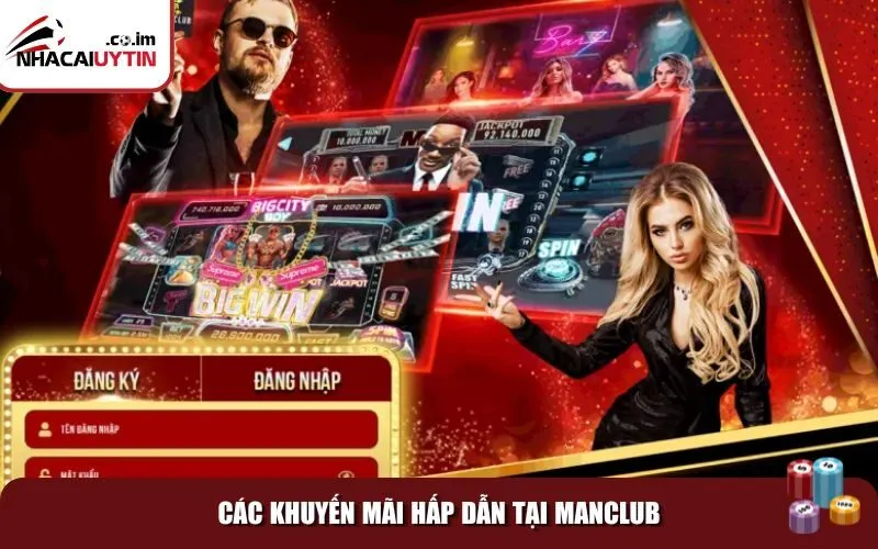 khuyen mai manclub 2 Khuyến mãi ManClub thu hút người chơi nhờ vào các ưu đã có giá trị cao
