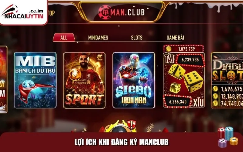 loi ich dang ky manclub Lợi ích khi đăng ký ManClub