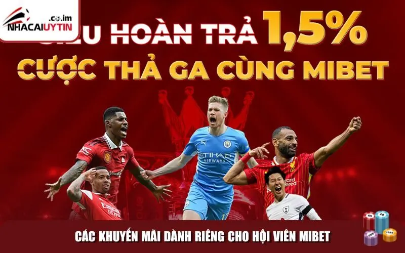 mibet 5 Những khuyến mãi dành riêng cho hội viên Mibet